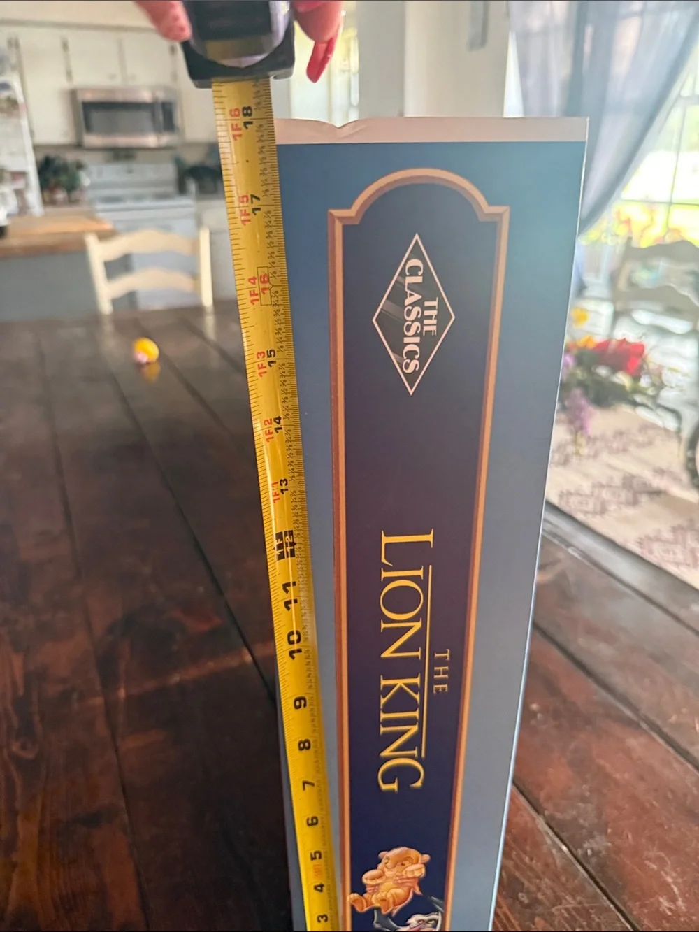 Disney The Lion King VHS box with large blanket inside never been open